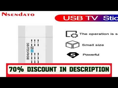 A must-have product! Digital satellite DVB t2 USB TV Stick Tuner with antenna Remote HD USB TV Rec