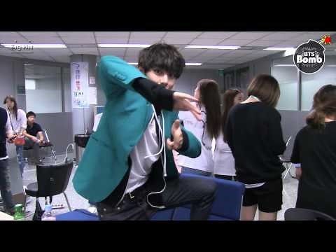 [BANGTAN BOMB] Let's learn point dance with V - BTS (방탄소년단)