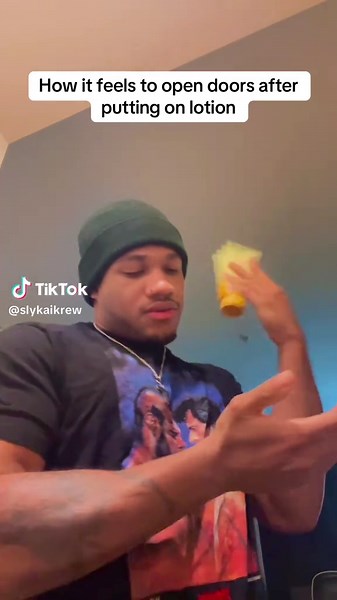 And then I started blasting | lotion