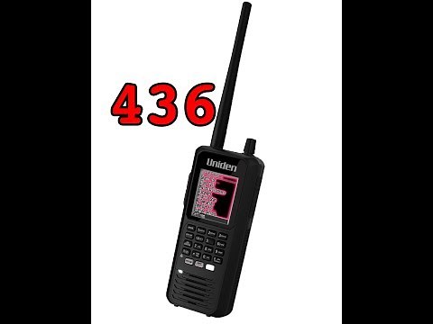 Uniden 436 Scanner Part 1: Basic Set Up