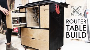 Router Table Cabinet — 3x3 Custom