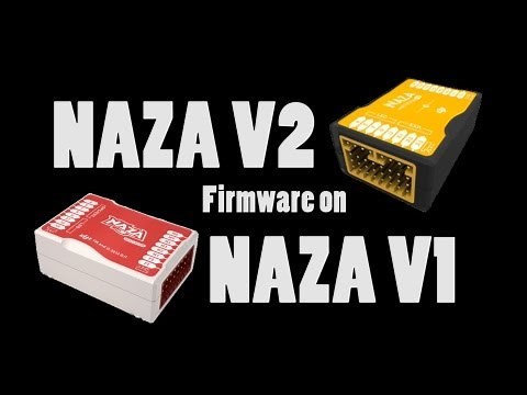 Updating DJI NAZA Flight Controller to NAZA-M V2 Firmware