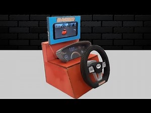 How to Make Gaming Steering Wheel from Cardboard