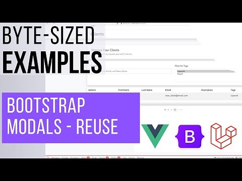 Tutorial: Vue 3 Bootstrap 5 Modals Component
