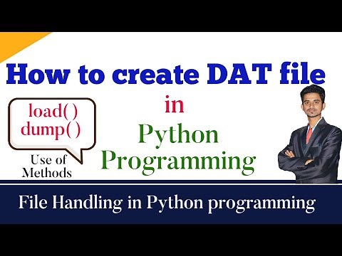 How to create DAT file by Python programming || Part 3