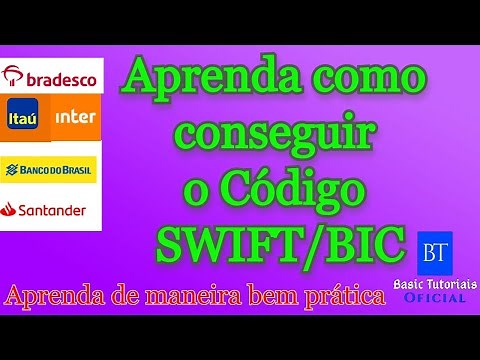 Como conseguir o código Swift ou Bic em 2 minutos