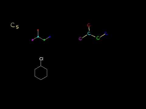 Bond-line structures | Structure and bonding | Organic chemistry | Khan Academy