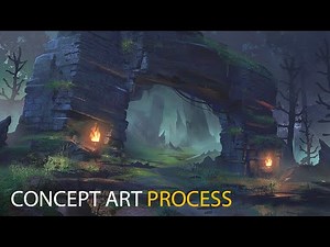 Forest Ruins: Concept Art Process