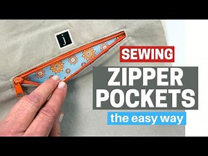 The Easy Way To Sew a Zipper Pocket to Any Bag