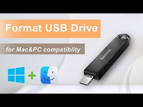 【Ultimate Guide】How to Format USB Drive on Mac/Windows - For Mac&PC compatibility