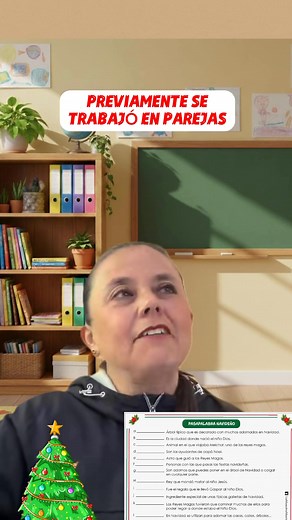 Una actividad para el último día de clases e irnos a disfrutar de las fiestas navideñas. También puedes aplicarla a manera de juego en tus reuniones familiares. En mi página de Facebook encuentras la plantilla.😉 #navidad2025 #NavidadEnFamilia #vacacionesnavideñas | lamaestramarisol