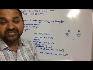 strcmp function in c|C Program to compare two strings