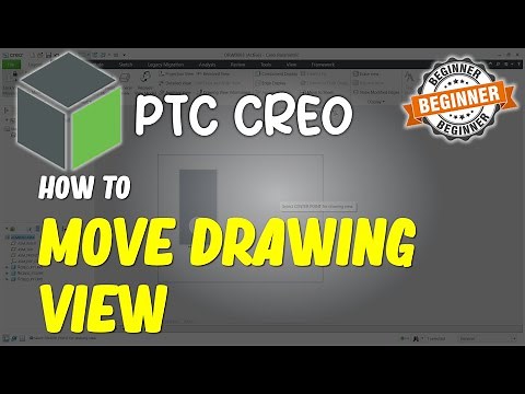 Creo How To Move Drawing View