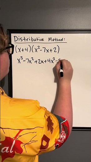 The Distributive Property For Multiplying Polynomials