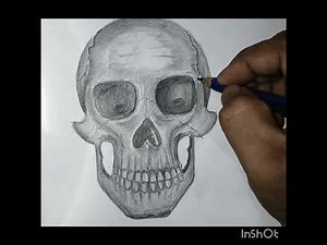 Skull drawing easy. How to draw human skull