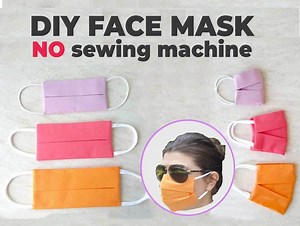 DIY Face Mask | NO Sewing Machine | Hand Stitch Guide For Beginners ⋆ Hello Sewing