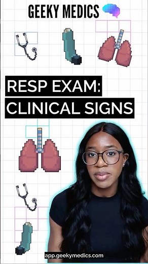 Respiratory exam OSCE clinical signs