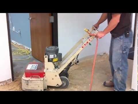 Removing Carpet Glue From Concrete Floor