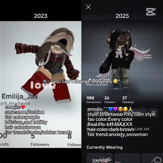 I changed in 2 years?. #audiosound #edit #capcut #soundeffect #robloxedit #soundcode #roblox