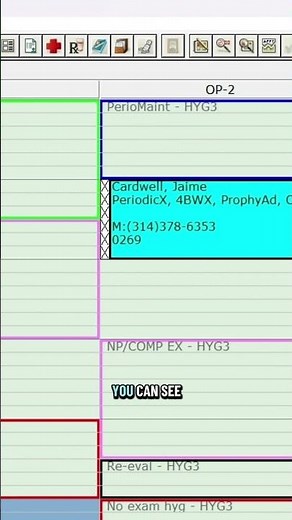 Dentrix health history shortcut + color guide ⚪️🟡🔴Full walkthrough on my channel. #dentrix #dental
