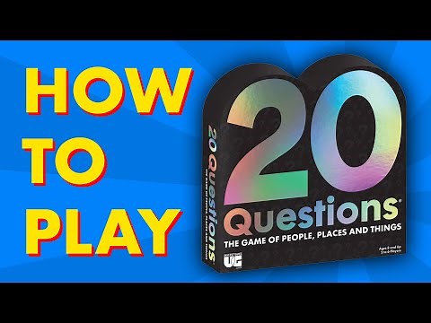 HOW TO PLAY - 20 QUESTIONS - University Games