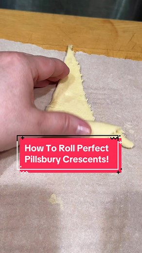 How To Roll Perfect Pillsbury Crescents!
