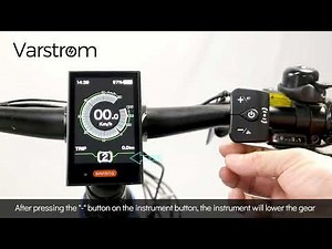 DPC181 Display For Bafang BBS01/02/HD Motor Operation Video