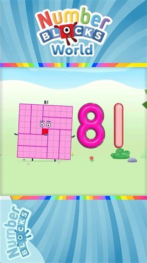 Numberblocks World - Meet Numberblock Eighty One and Learn How to Trace the Number 81 | BlueZoo Game