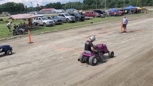 Lawn Mower Drag Racing at Unity Raceway in Maine July 2024 | RedneckComputerGeek