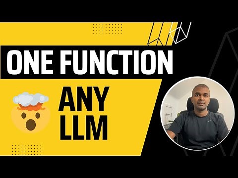 LiteLLM: One-Function Call to ANY Large Language Model! 🤯 UNBELIEVABLE!