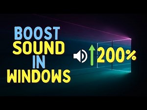 🔊 How to Increase VOLUME Beyond 100% on Windows PC & Laptop (2025 Updated) 🎧