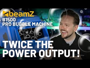 Double Bubble! Beamz B1500 Professional Bubble Machine - Demo & Features