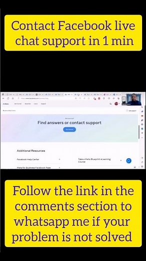 How to contact Facebook live chat support #adaccountdisabled #facebooklivechat #facebooksupport