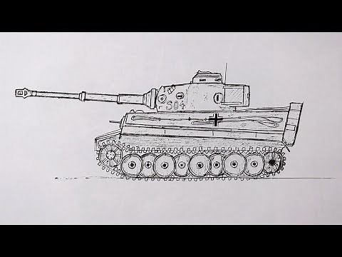 How to Draw a Tiger Tank