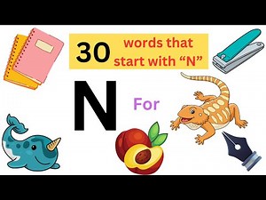 30 Words starting with letter Nn | "n" words | Letter Nn words for kids | Words start with Nn