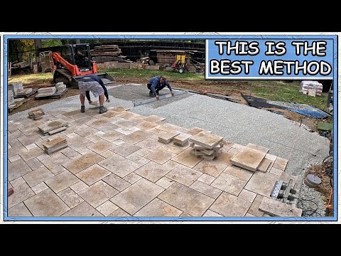 How To Properly Build a (Travertine) Natural Stone Patio