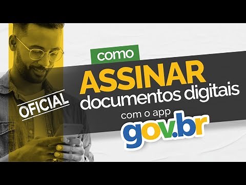 Como ASSINAR documentos digitais com o app GOV.BR?