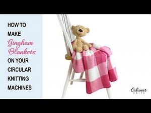 Gingham Blankets on Circular Knitting Machines