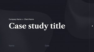 Free case study presentation template: Examples & tips | Pitch