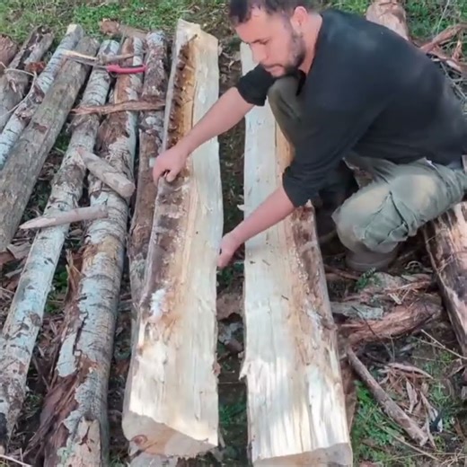 Building a Treehouse in the Wild | Primitive Bushcraft DIY Shelter with Dog | Nature ASMR