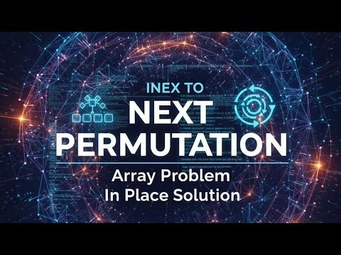 Next Permutation | Leetcode Medium | O(N) Solution Explained