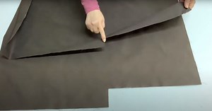 How to Sew a Long Skirt With an Elastic Waist & Back Slit