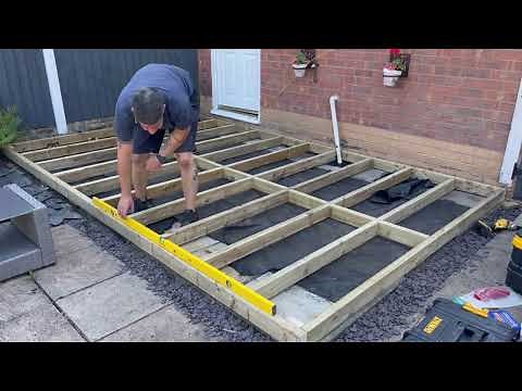 How to build Decking, step by step