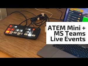 ATEM Mini for Microsoft Teams Live Events