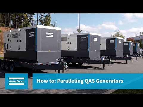 How to: Paralleling QAS Generators | Atlas Copco Power Technique NA