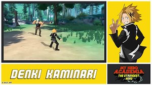 Yay! 👍👍 Check out some of Kaminari's electrifying skills ahead of the launch of My Hero Academia: The Strongest Hero! Don't forget to pre-register ⚡️ https://bit.ly/3tcyRvb | My Hero Academia