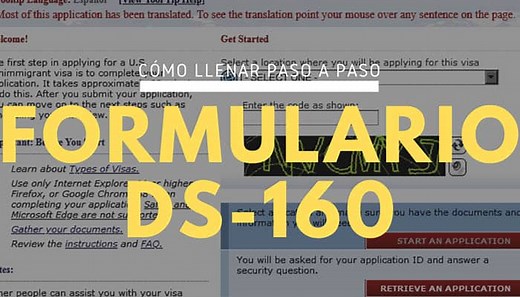 • Cómo llenar el FORMULARIO DS-160 | ¡Paso a paso!