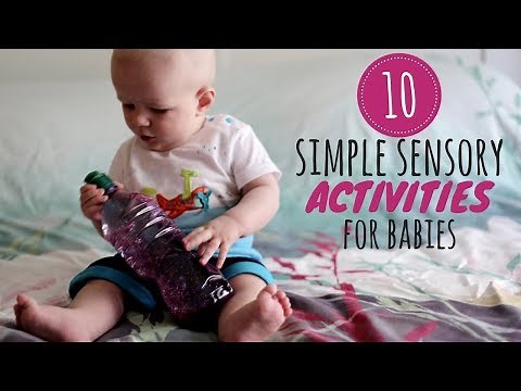10 Simple Sensory Activities for Babies | DIY Baby Entertainment