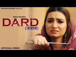 DARD (Official Video) | Masoom Sharma, Manjeet Mor & Nidhi Sharma | New Haryanvi Song 2025