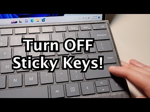 How to Turn Off Sticky Keys on Windows 11 or 10 PC